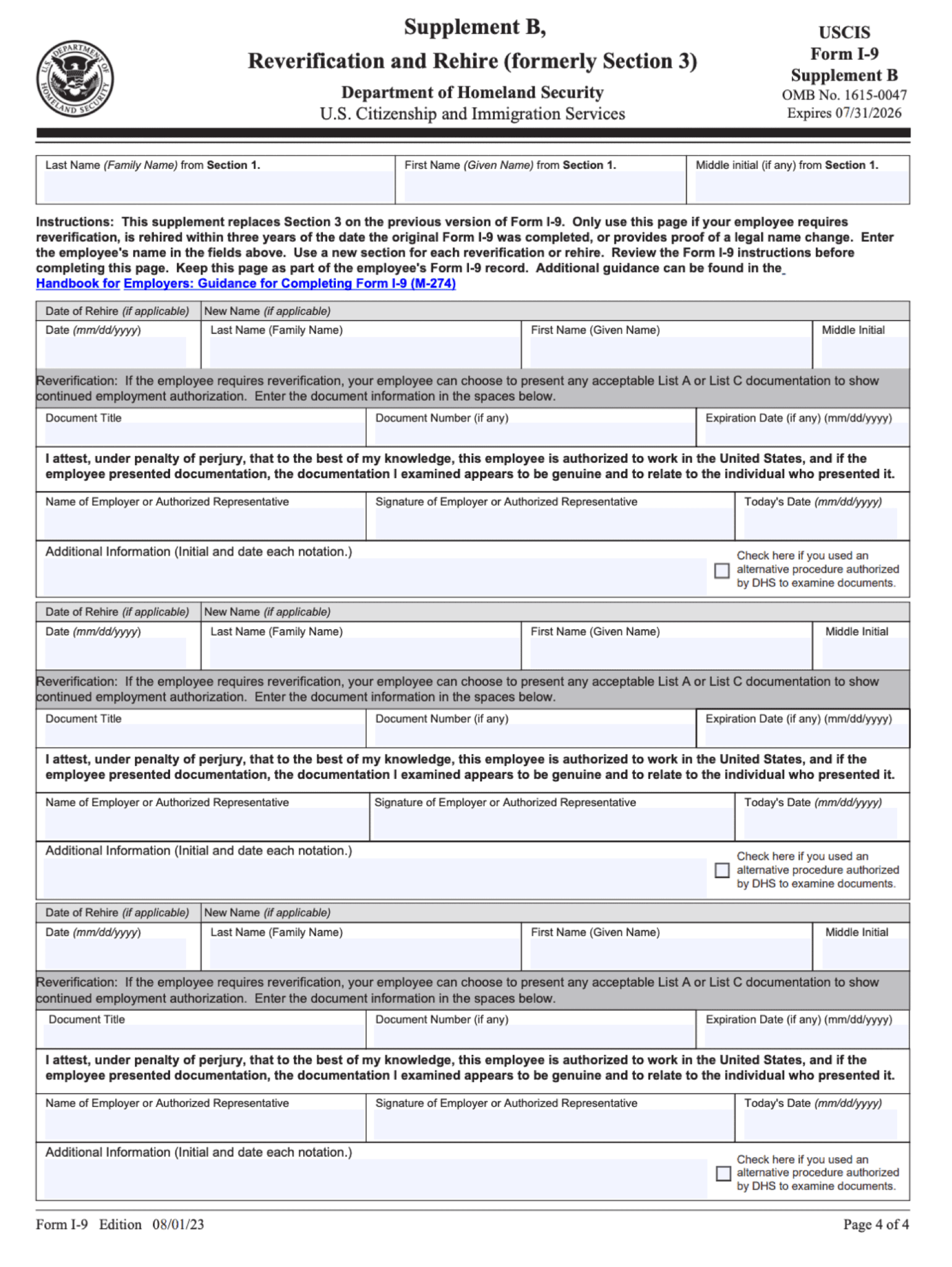 Form I-9 in 2024: Simple instructions + PDF download | OnPay