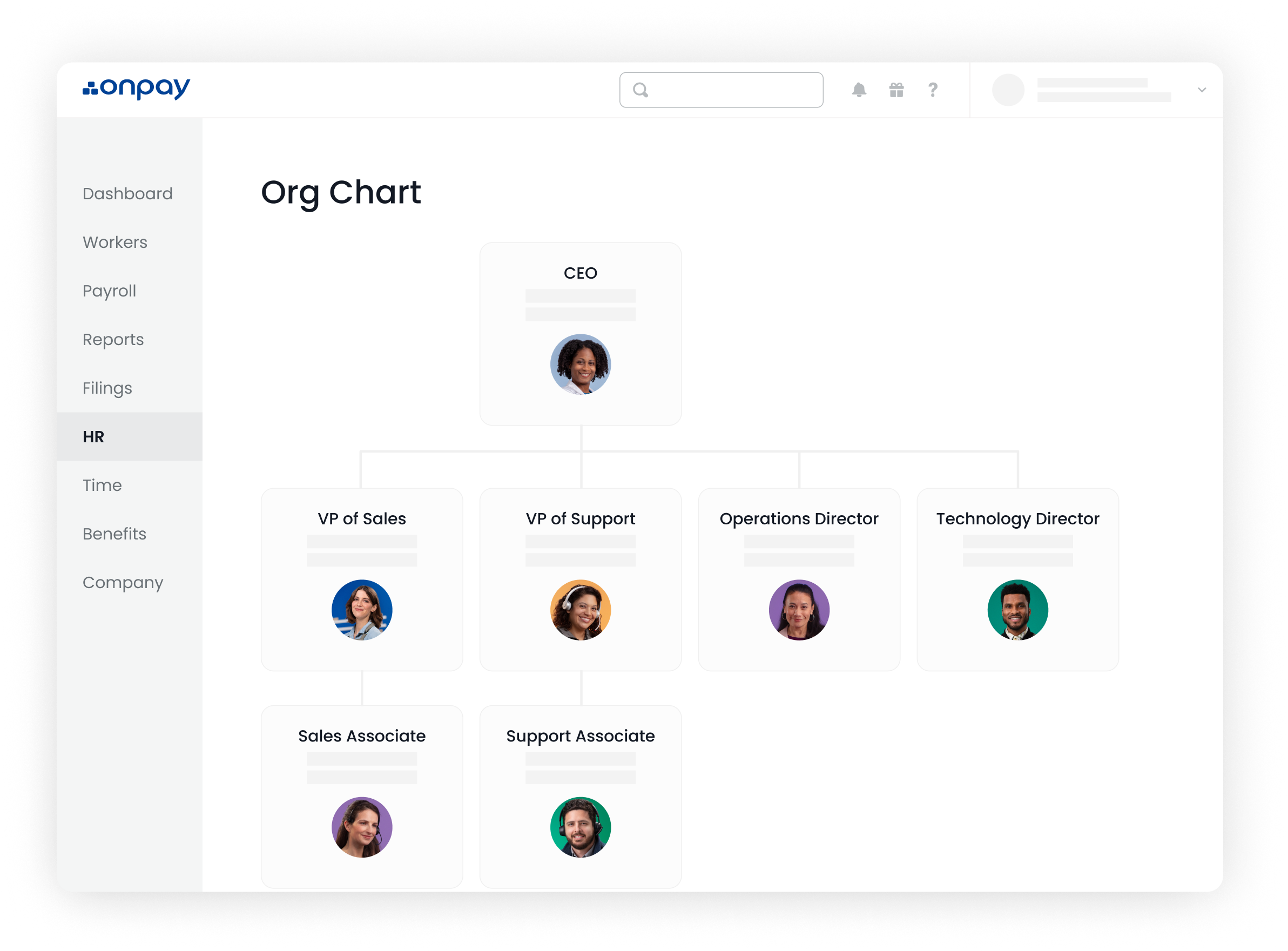 Org Chart Software that Keeps Your Company Connected | OnPay